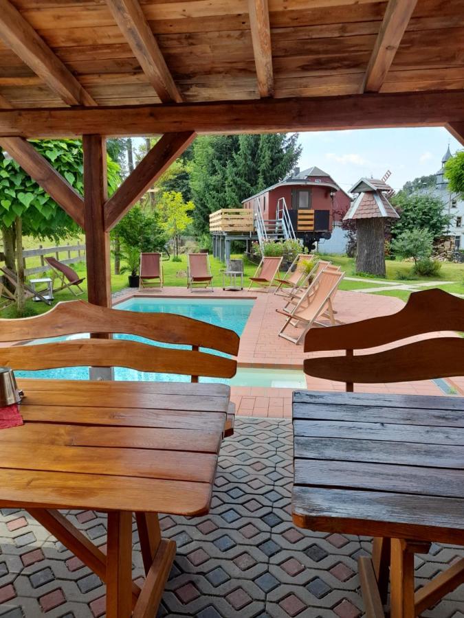 Ferienwohnungen Im Vogtland Heinsdorfergrund Exterior foto